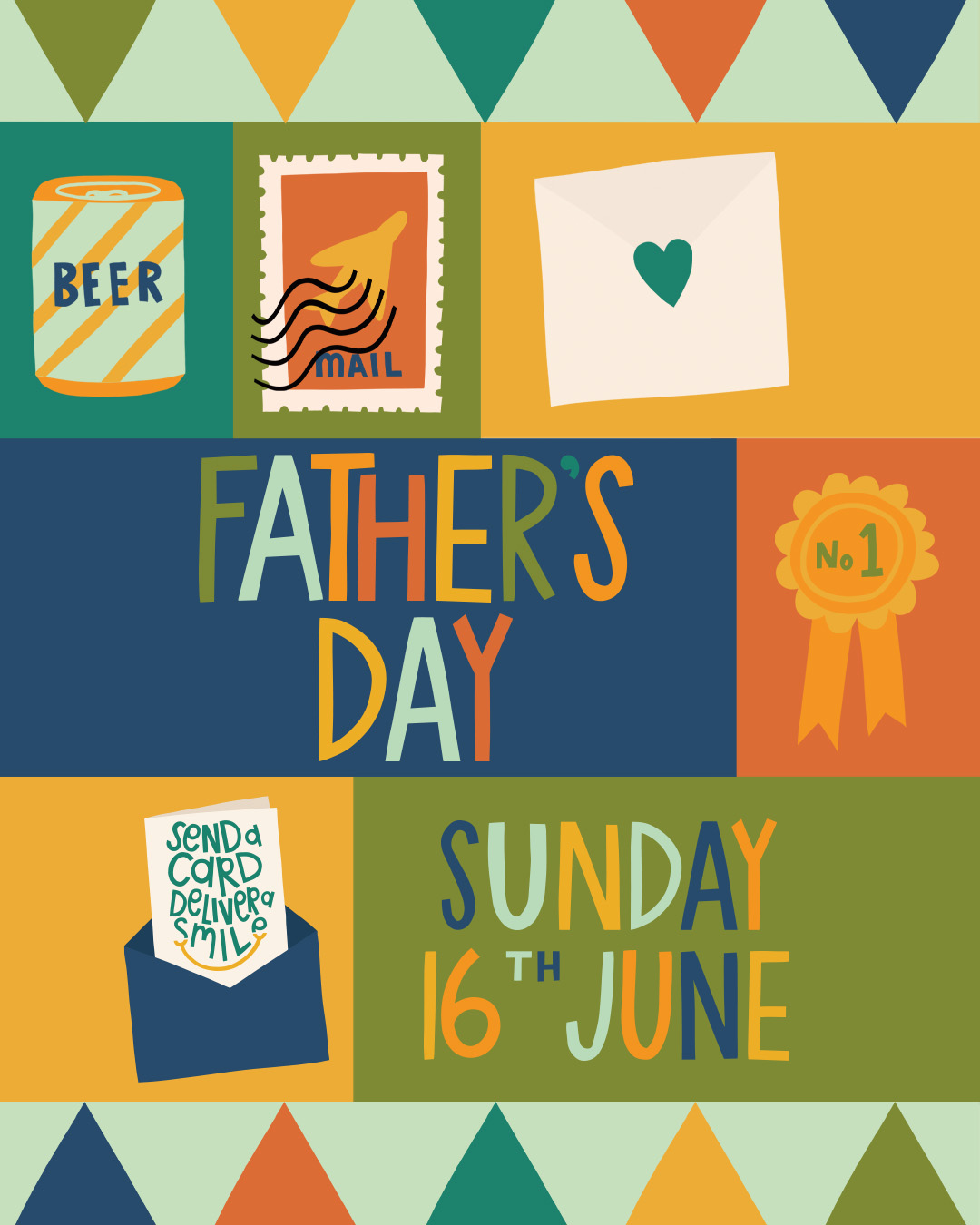 Father's Day 16th June 2024
