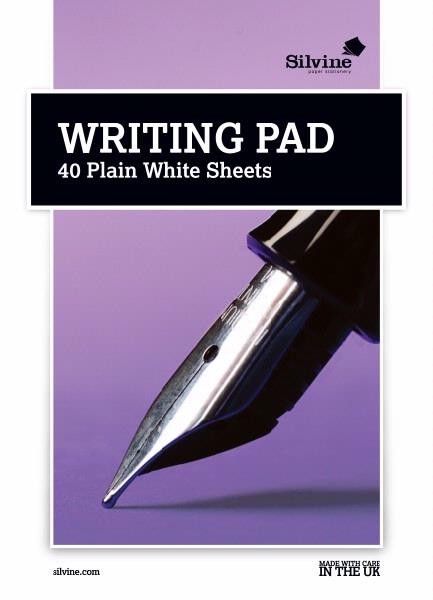 Writing Pad 40 Plain White Sheets