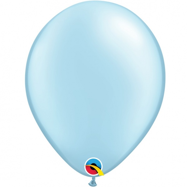 Pearl Light Blue Balloons Pack of 6