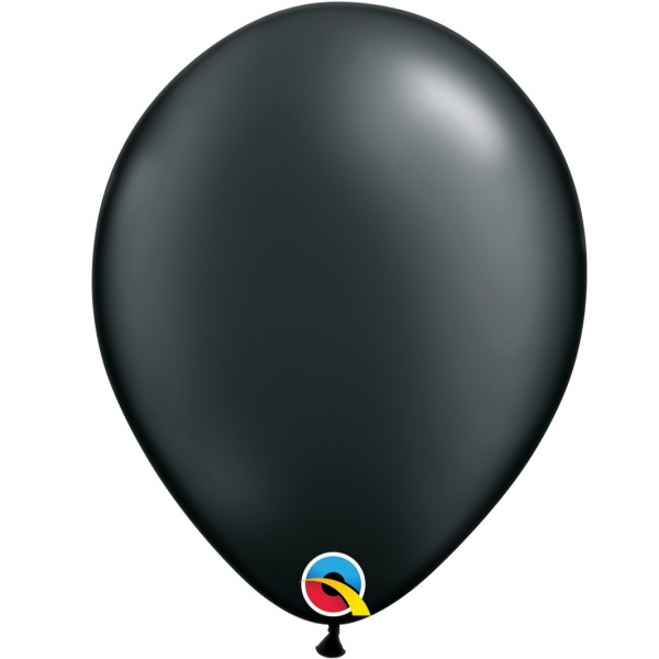 Pearl Onyx Black Balloons Pack of 6