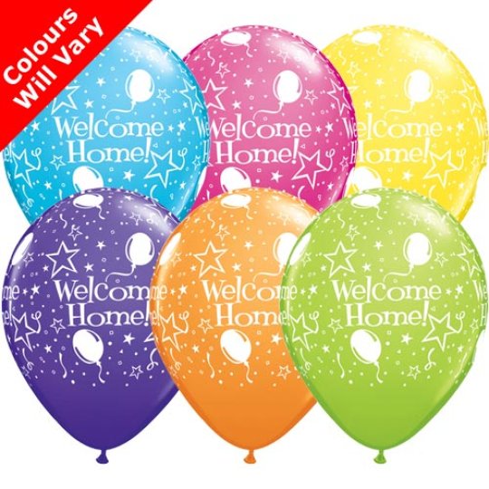 Welcome Home Stars Balloons Pack of 6