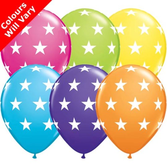 Big Stars Balloons Pack of 6