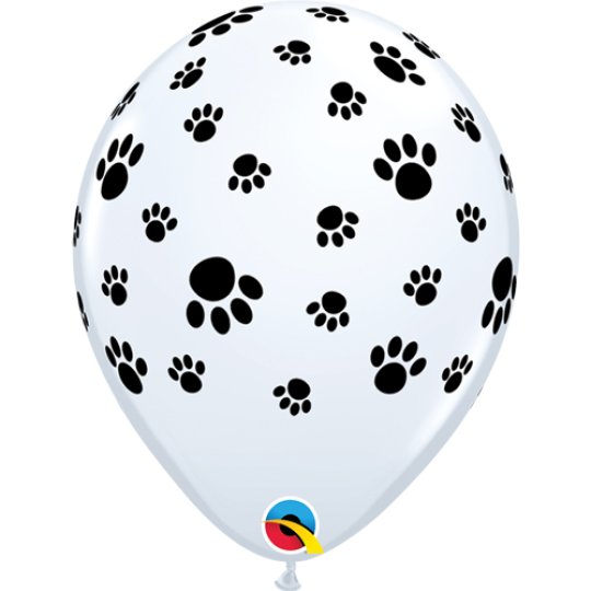 Paw Prints Balloons Pack of 6