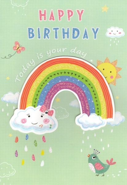 Today Is Your Day Birthday Card