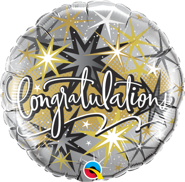 Elegant 18'' Foil Congratulations Balloon