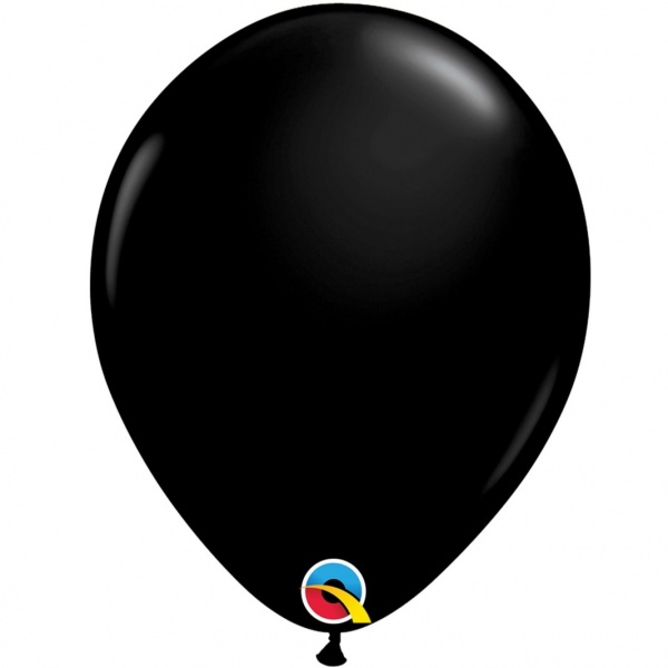 Onyx Black Balloons Pack of 6