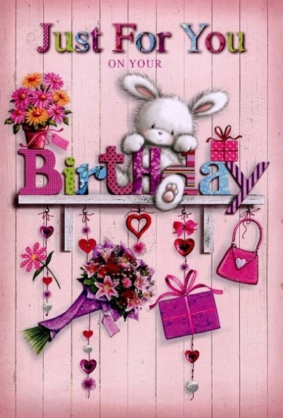 Bunny Birthday Birthday Card