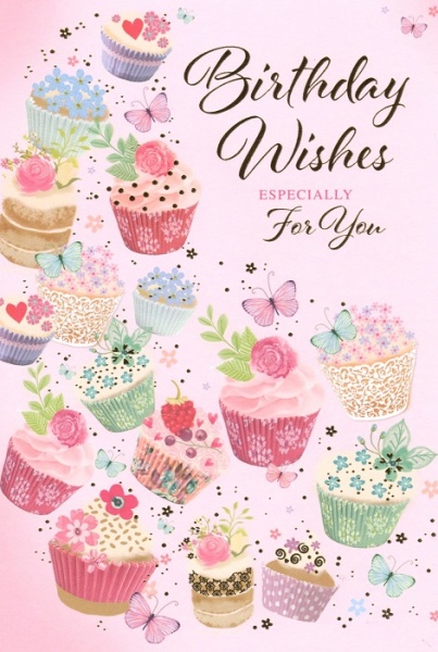 Cupcakes Birthday Card