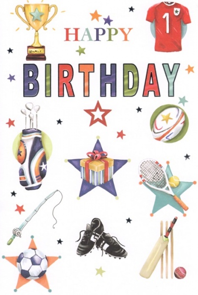 Favourite Sports Birthday Card