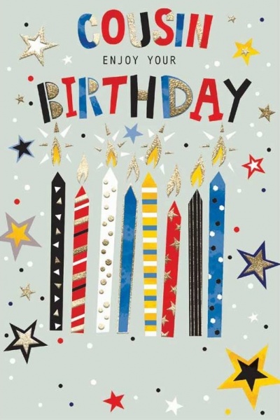 Enjoy Your Birthday Cousin Birthday Card