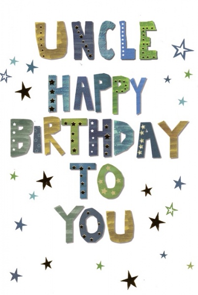 Happy Birthday Uncle Birthday Card