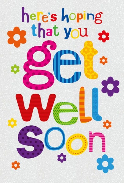 Here's Hoping That You Get Well Soon Get Well Card