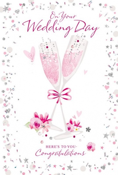 Here's To You Wedding Card