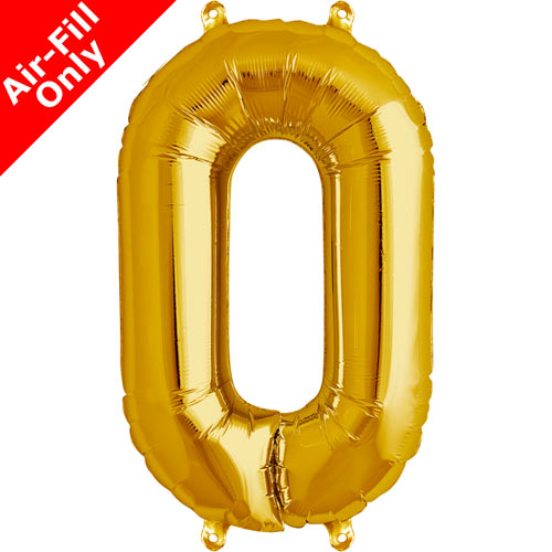 Number Zero 16'' Foil Balloon