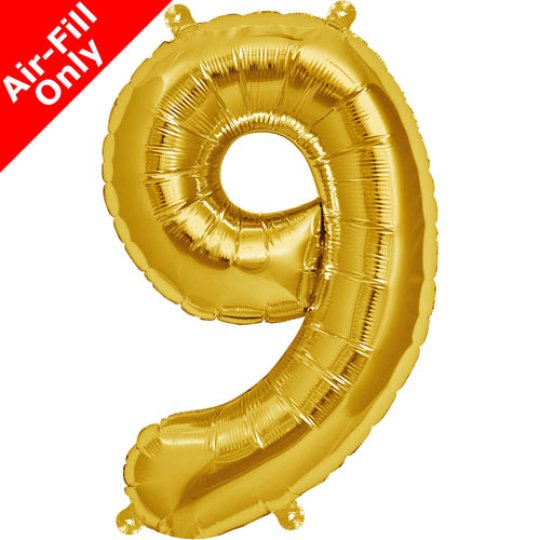 Number Nine 16'' Foil Balloon