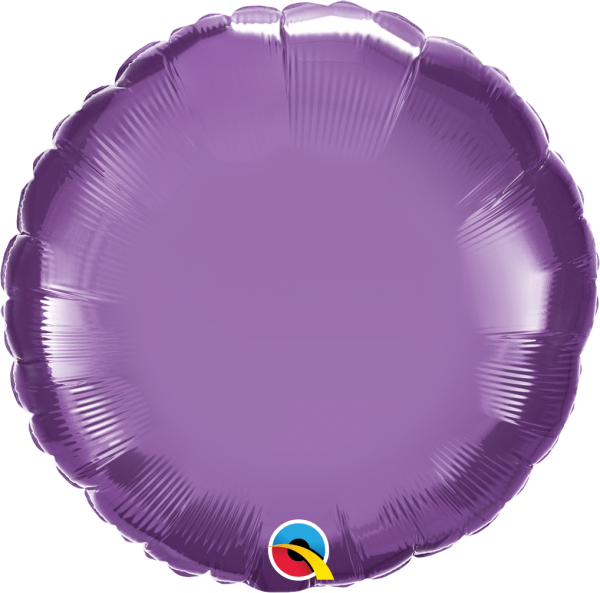 Chrome Purple 18'' Round Foil Balloon
