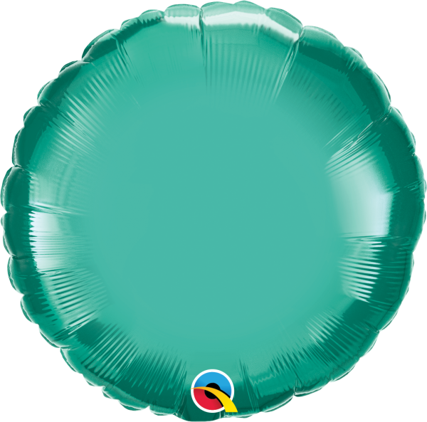 Chrome Green 18'' Round Foil Balloon