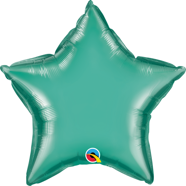 Chrome Green 20'' Star Foil Balloon