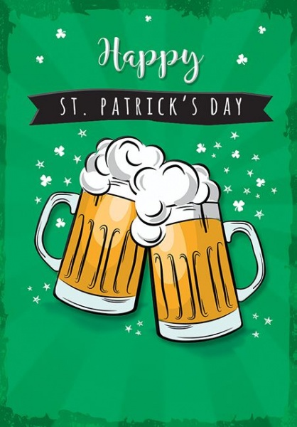 Beer St Patrick's Day Card