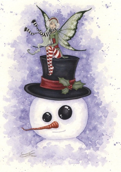 Frosty Friends Christmas Card