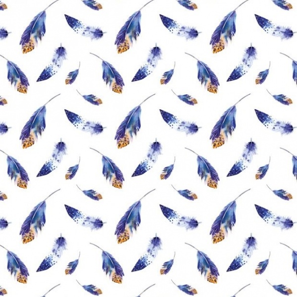 Feathers Gift Wrap Sheet