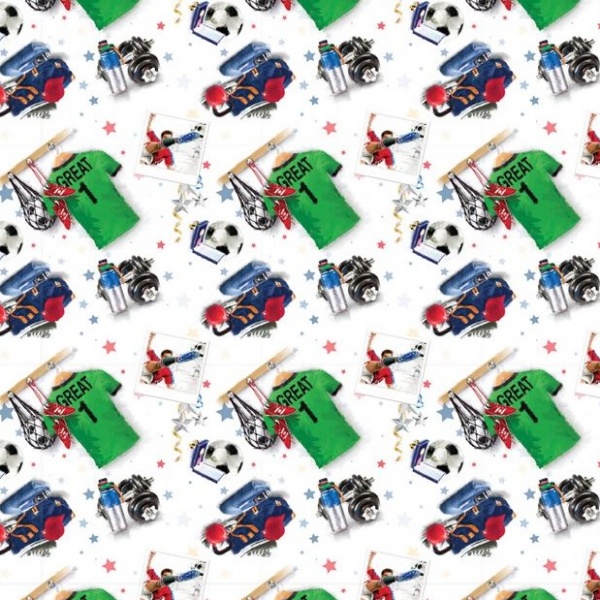 Racing & Sports Cars Male Wrapping Paper Gift Wrap Sheet Simon Elvin