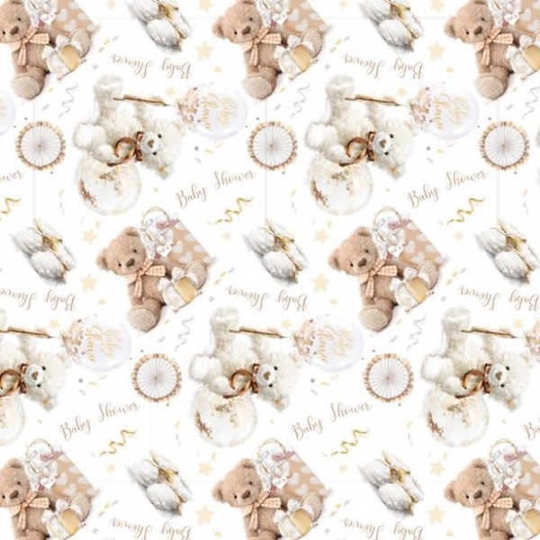 Baby Shower Gift Wrap Sheet