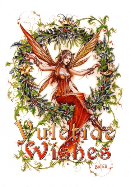 Mistletoe Fairy Christmas Card