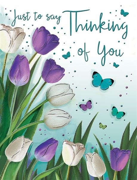 Tulips Thinking Of You Card