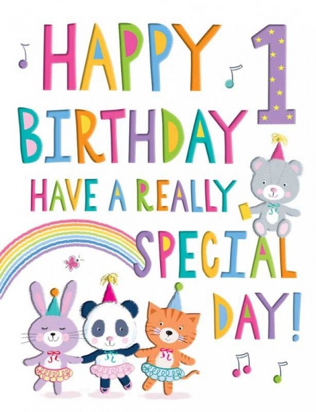 Special Day 1st Birthday Card