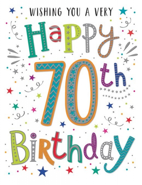 Shooting Stars Male 70th Birthday Card shooting-stars-male-70th-birthday-card