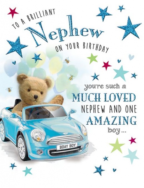 A Brilliant Nephew Birthday Card