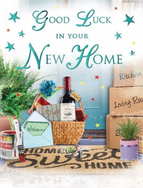 Welcome Basket New Home Card