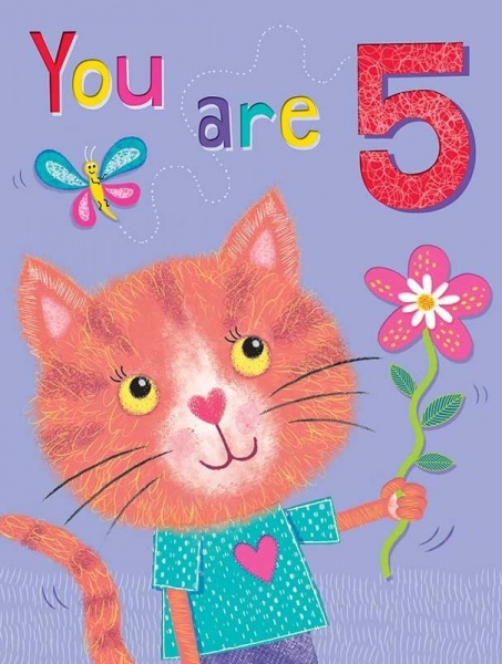 Personalised Unicorn 5th Birthday Card, Girl Birthday Card, Card For 5 - View #8