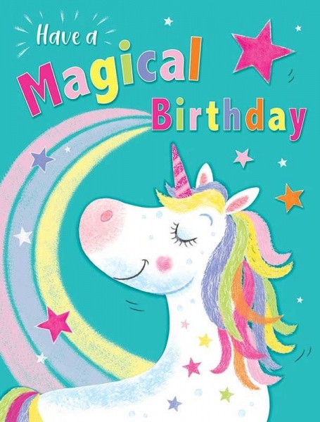 Unicorn Birthday Card