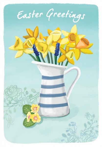 Daffodils Easter Card