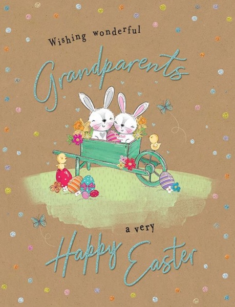 Happy Easter Grandparents Easter Card