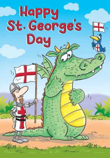 Dragon St George's Day Card