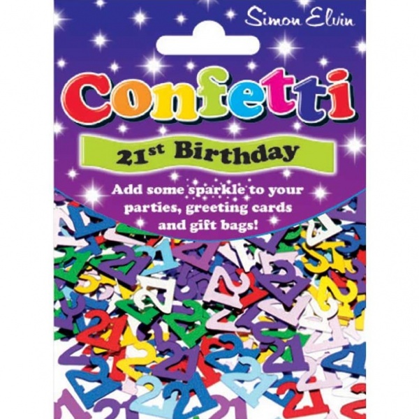 21st Birthday Confetti