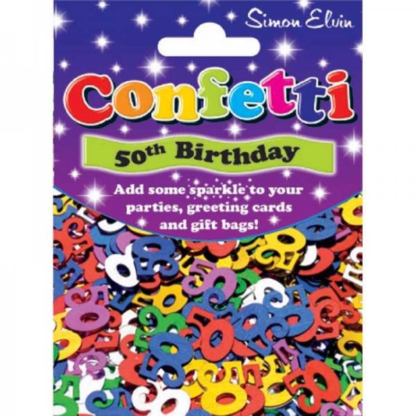 50th Birthday Confetti