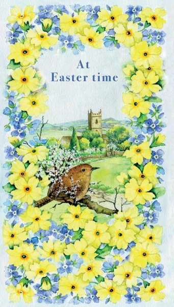 Primroses Mini Easter Card