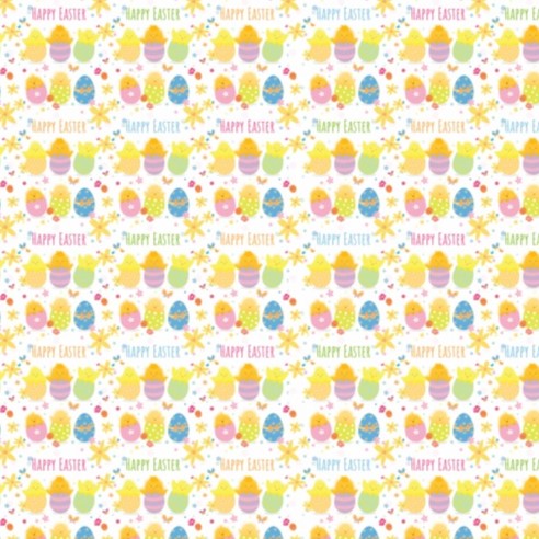 Baby Chicks Easter Gift Wrap Sheet
