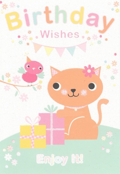 Kitten Birthday Card