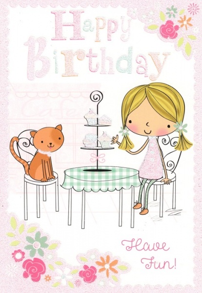 Cake Time Birthday Card