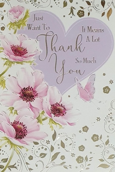 It Means A Lot Thank You Card