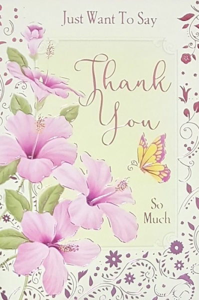 Just Want To Say Thank You Card