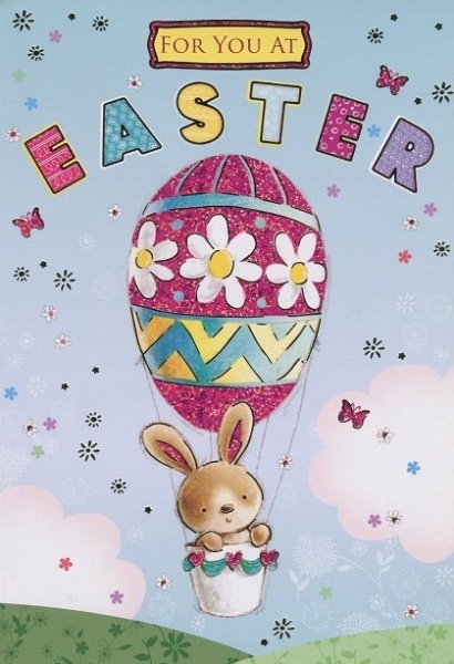 Egg Balloon Easter Card