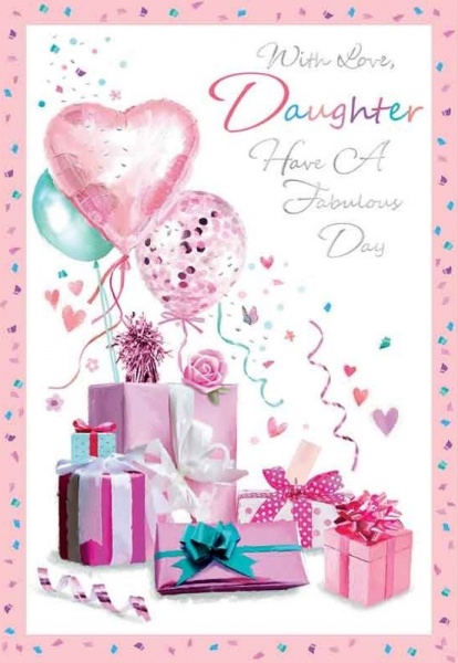 Birthday Card, Fabulous Friend, Happy Birthday Card, Floral...