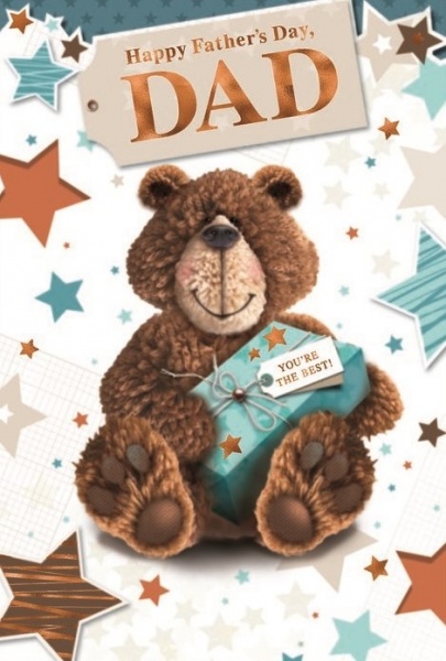 Stars Dad Father's Day Card