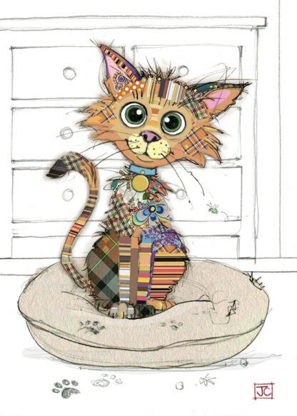 Kimba Kitten Greeting Card